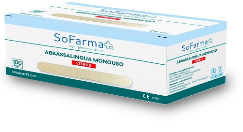 Abbassalingua 100pz Sofarmapiu