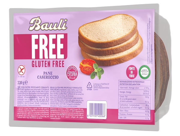 Bauli Free Pane Casereccio220g