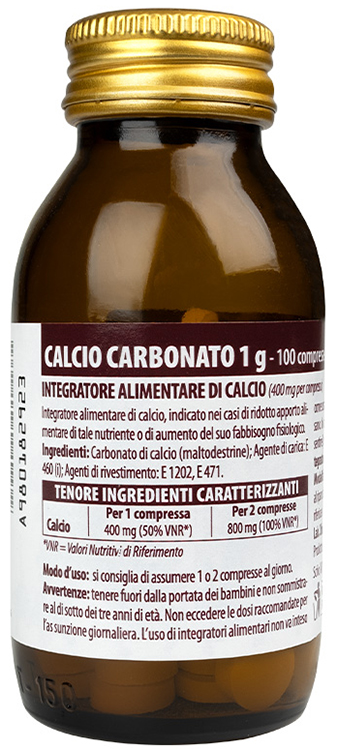 Calcio Carbonato Nf 1g 100cpr