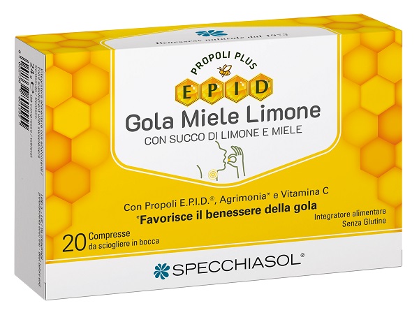 Epid Gola Miele Limone 20cpr