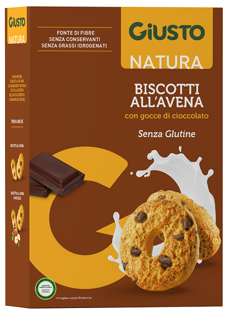 Giusto S/g Biscotti Avena Cioc