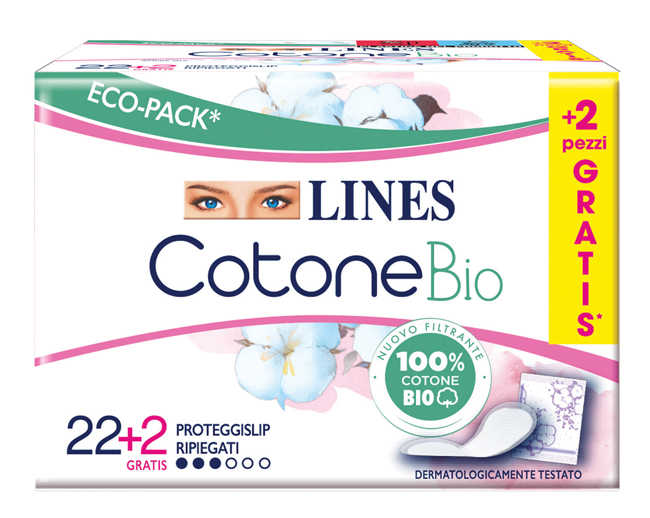Lines Cotone Bio Salvaslip Rip