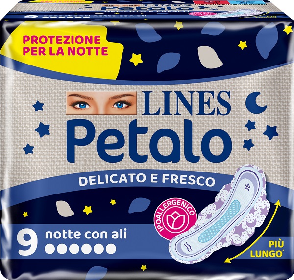 Lines Petalo Blu Notte 9pz