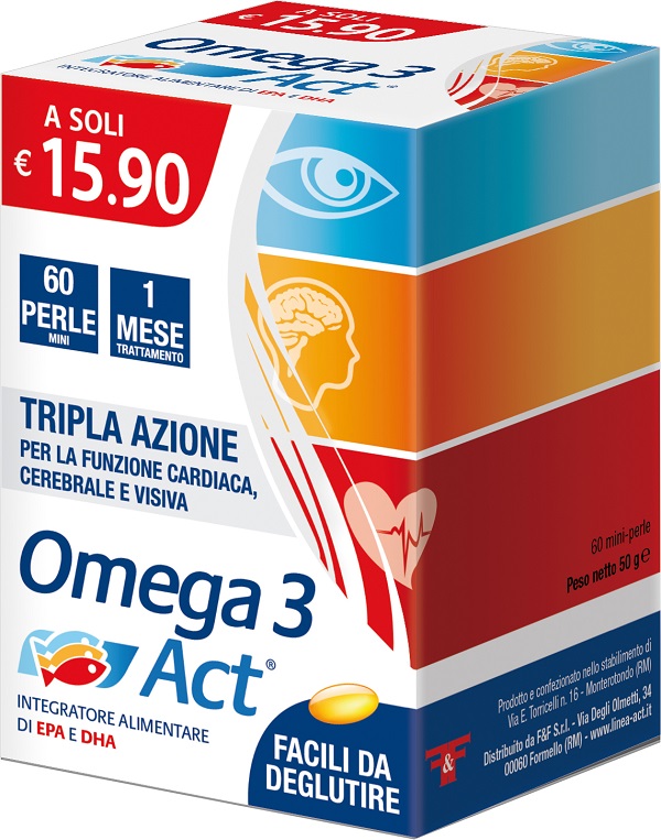 Omega 3 Act 540mg 60prl Mini