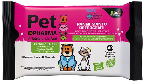 Pet In Pharma Panno Manto 40pz