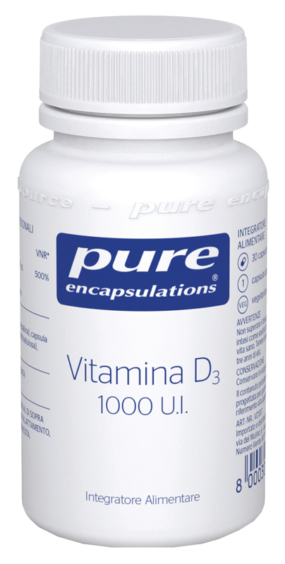 Pure Encapsul Vit D3 30cps